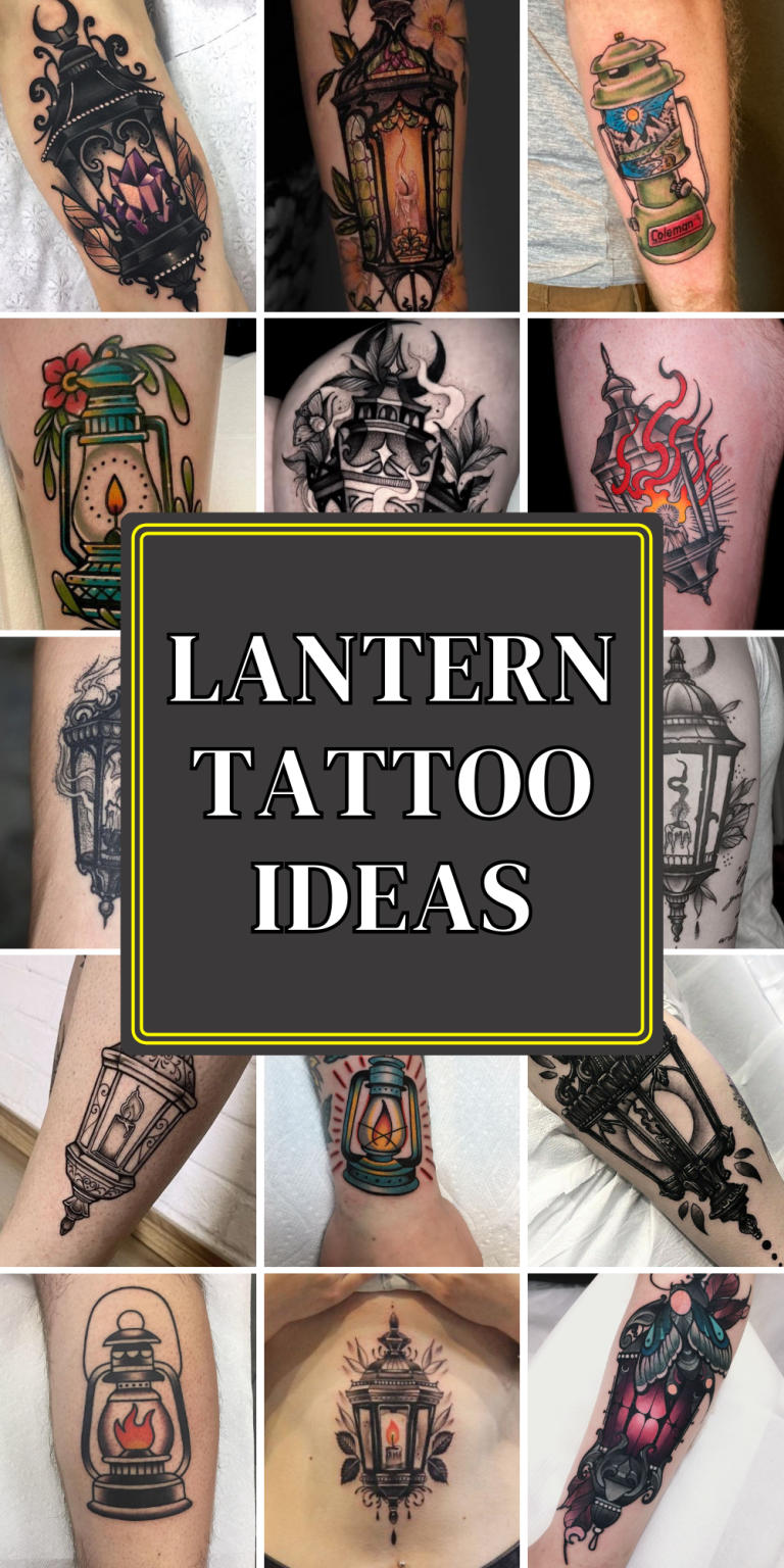 23 Lantern Tattoo Ideas For Men And Women Traditional Neo 