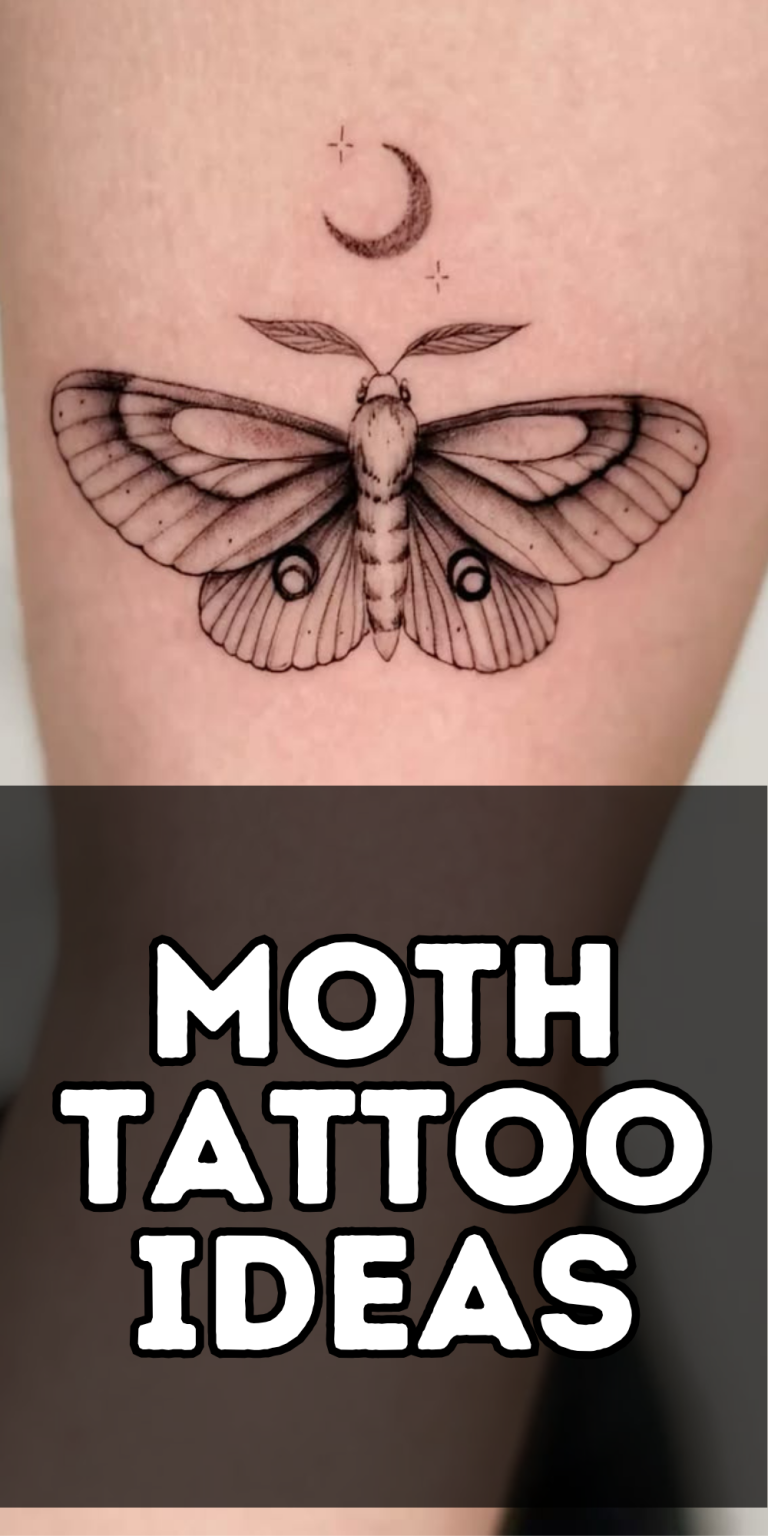 25 Moth Tattoo Ideas for Dreamy, Dark, and Beautiful Ink